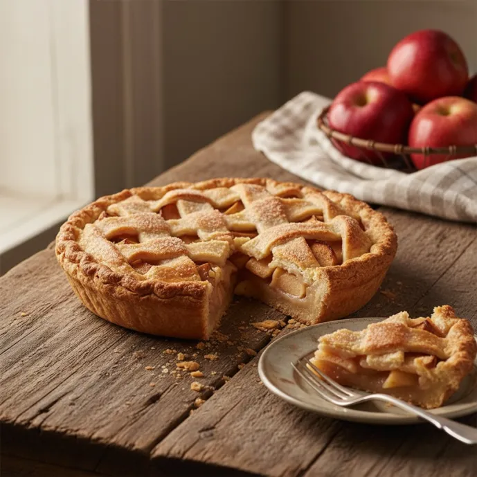 Простой яблочный пирог — рецепт с пошаговым приготовлением