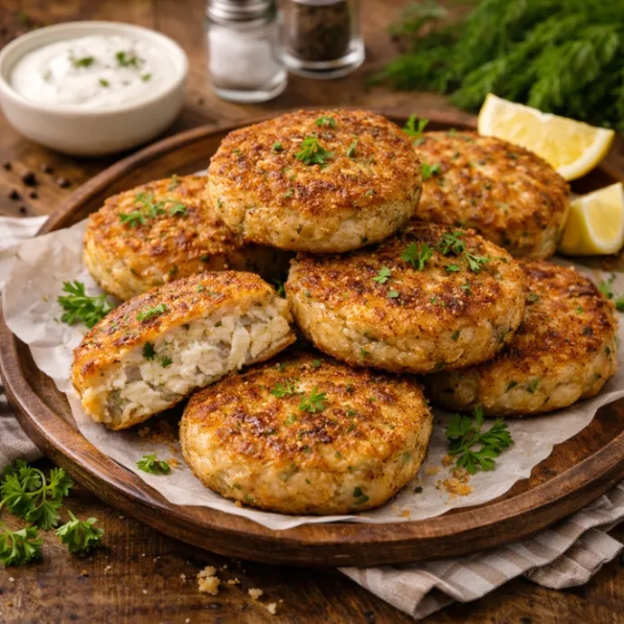 Рыбные котлеты из минтая