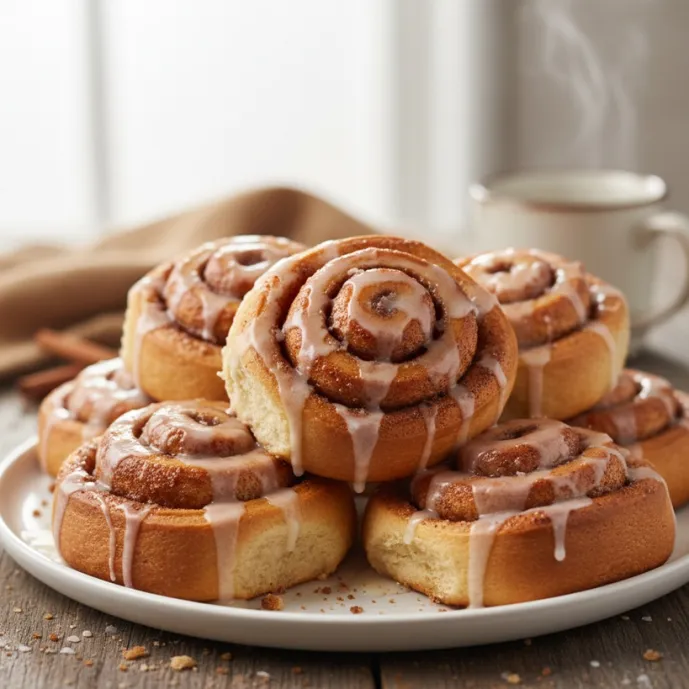 Булочки с корицей — простой рецепт выпечки к чаю