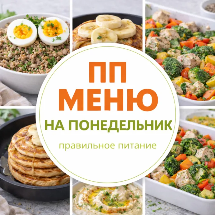 ПП МЕНЮ НА ПОНЕДЕЛЬНИК