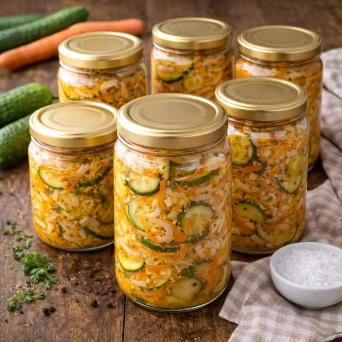 Салат из кабачков с морковью на зиму