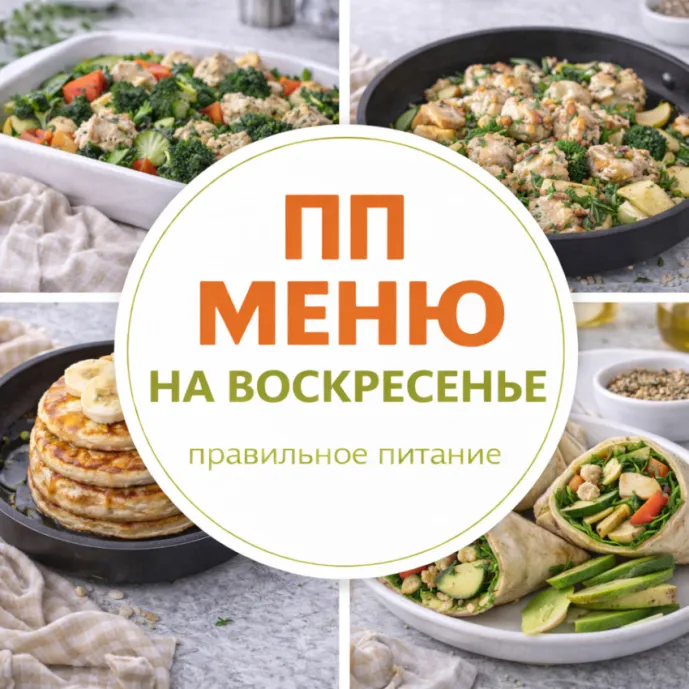 ПП МЕНЮ НА ВОСКРЕСЕНЬЕ