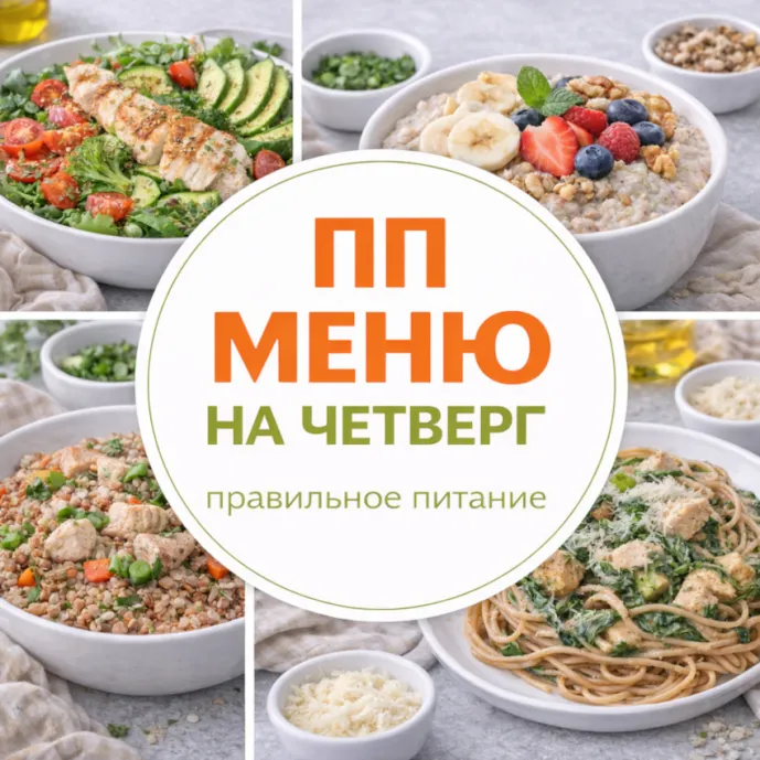 ПП МЕНЮ НА ЧЕТВЕРГ