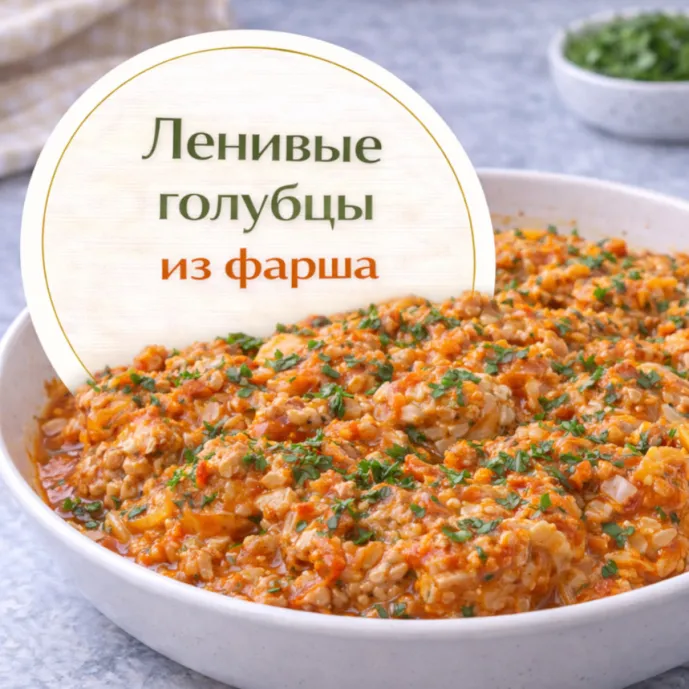 Ленивые голубцы из фарша