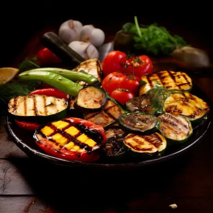 Овощи на гриле — простой гарнир к мясу