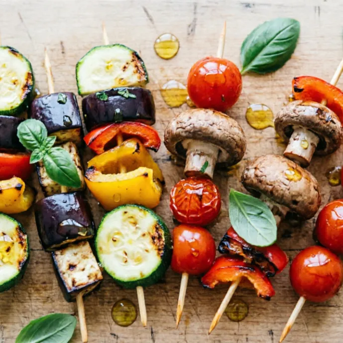 Овощи на гриле к шашлыку — 5 идей + 3 соуса